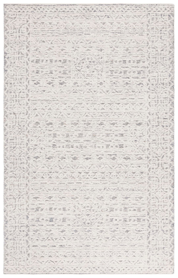Safavieh Ebony 222f Ivory Grey Ivory ,Grey 60% Wool & 20% Cotton Ebn222f-5