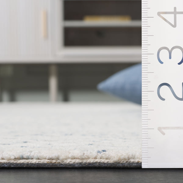 Safavieh Ebony 223m Ivory Blue Ivory ,Blue 60% Wool & 20% Cotton Ebn223m-3