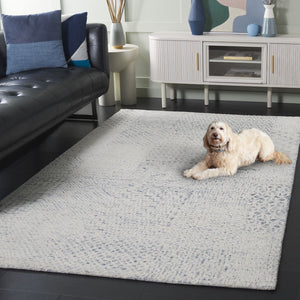 Safavieh Ebony 223m Ivory Blue Ivory ,Blue 60% Wool & 20% Cotton Ebn223m-3