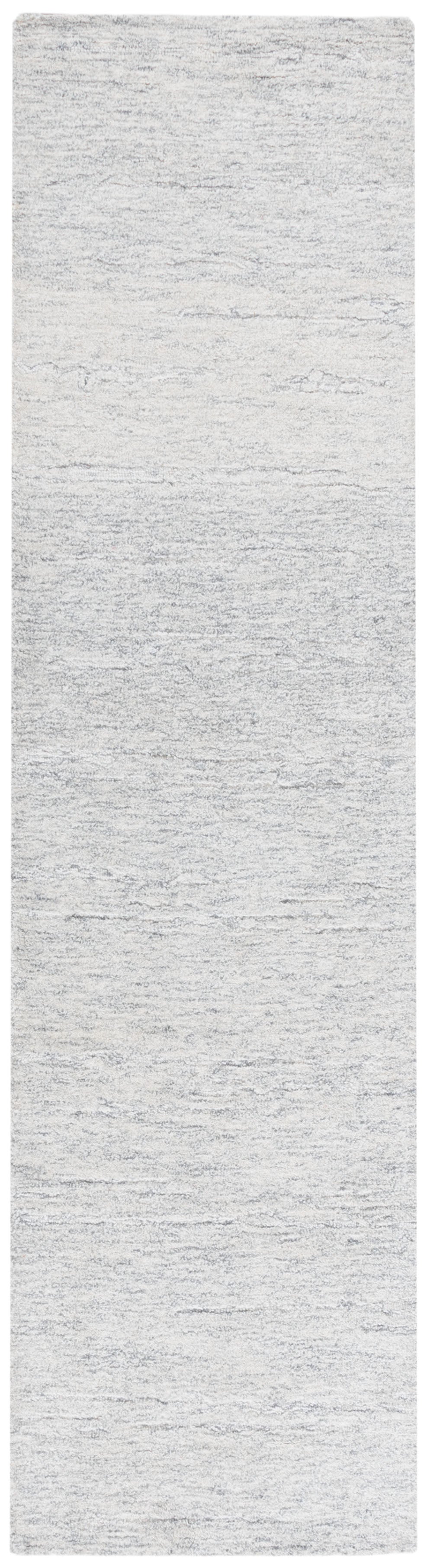 Safavieh Ebony Hand-tufted Wool Rug - Timeless Elegance For Hallways, Cozy Comfort, Artisan Crafted Quality Ivory ,Dark Grey Wool Ebn224g-6sq