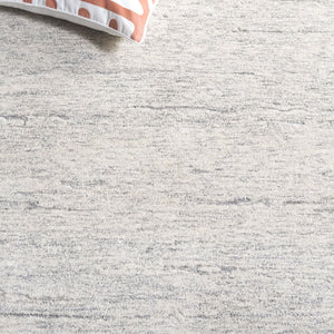 Safavieh Ebony Hand-tufted Wool Rug - Timeless Elegance For Hallways, Cozy Comfort, Artisan Crafted Quality Ivory ,Dark Grey Wool Ebn224g-6sq