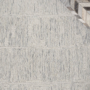 Safavieh Ebony Hand-tufted Wool Area Rug - Luxurious Modern Design With Abstract Motifs For Sophisticated Spaces Ivory ,Grey Wool Ebn227f-6r