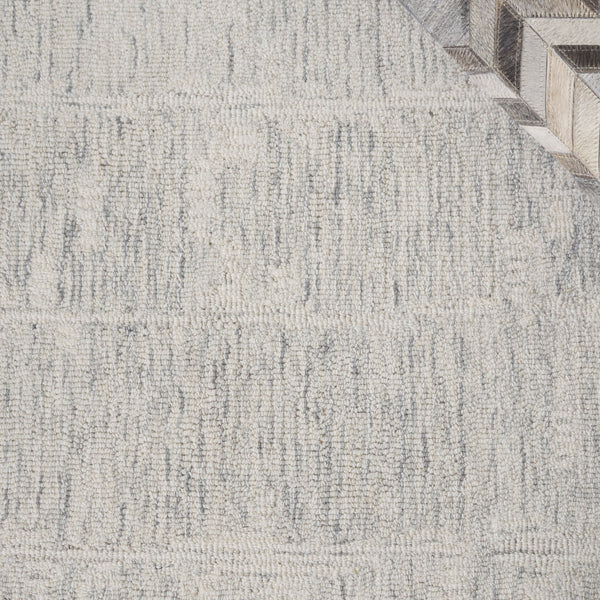 Safavieh Ebony Hand-tufted Wool Area Rug - Luxurious Modern Design With Abstract Motifs For Sophisticated Spaces Ivory ,Grey Wool Ebn227f-6r