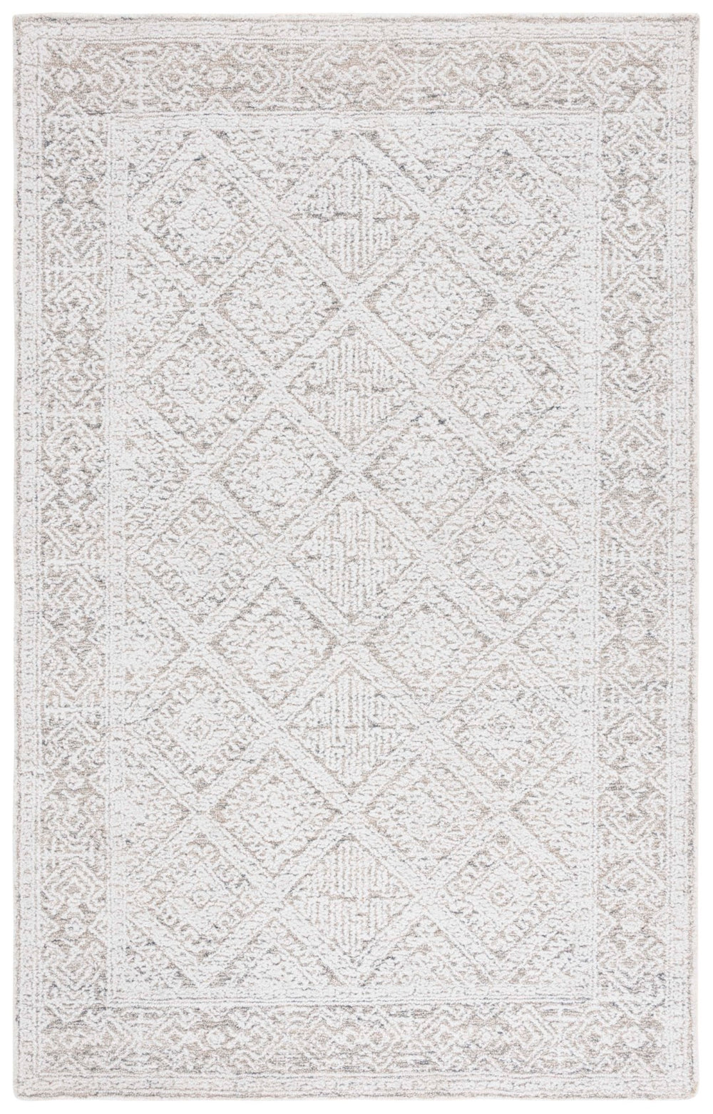 Safavieh Ebony 229g Taupe Ivory Taupe ,Ivory 60% Pet,30% Cotton 10% Wool Ebn229g-4