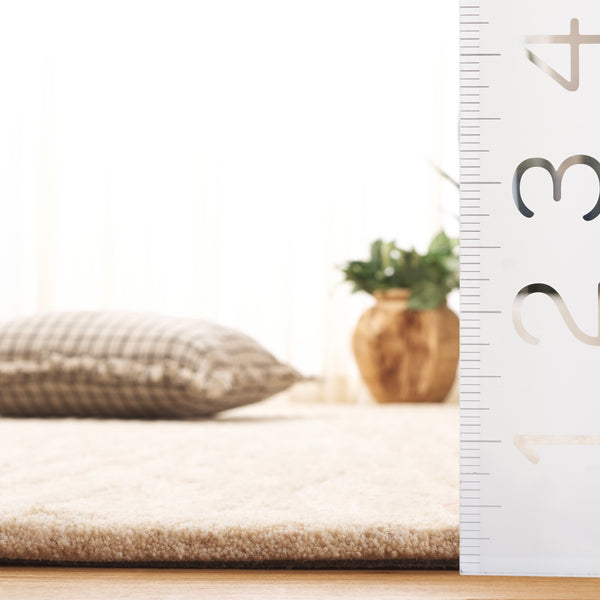 Safavieh Ebony Hand-tufted Runner Rug - Luxurious Wool & Cotton Blend With Elegant Textured Design For Hallways Beige ,Ivory Wool & Cotton Ebn231b-5