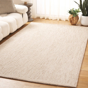 Safavieh Ebony Hand-tufted Runner Rug - Luxurious Wool & Cotton Blend With Elegant Textured Design For Hallways Beige ,Ivory Wool & Cotton Ebn231b-5