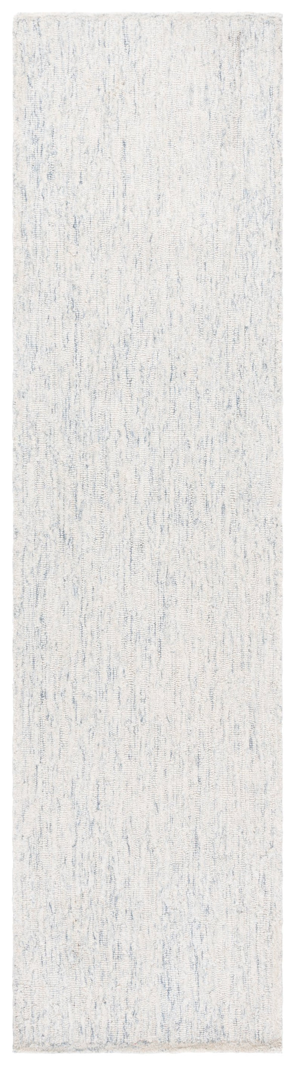 Safavieh Ebony Hand-tufted Runner Rug - Luxurious Wool & Cotton Blend With Elegant Textured Design For Hallways Blue ,Ivory Wool & Cotton Ebn231m-29