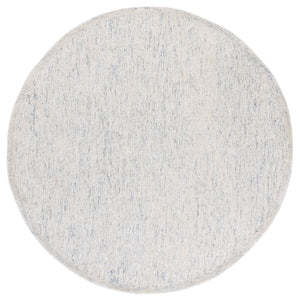 Safavieh Ebony Hand-tufted Runner Rug - Luxurious Wool & Cotton Blend With Elegant Textured Design For Hallways Blue ,Ivory Wool & Cotton Ebn231m-6r