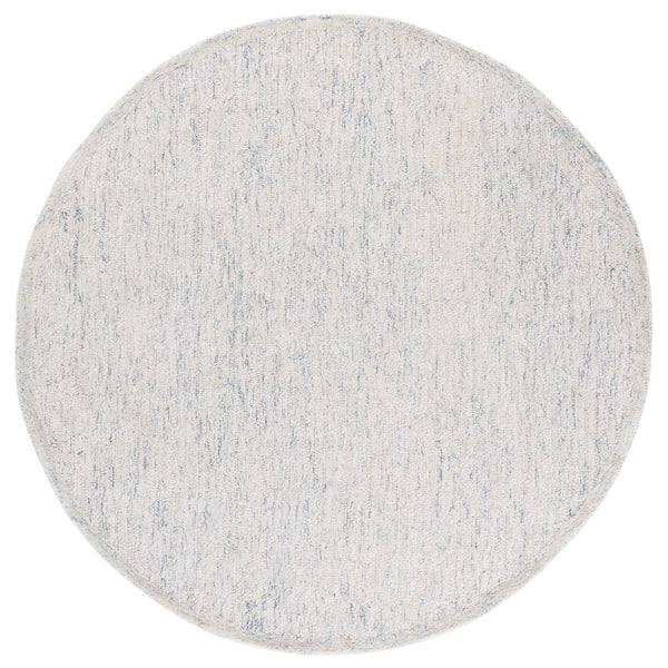 Safavieh Ebony Hand-tufted Runner Rug - Luxurious Wool & Cotton Blend With Elegant Textured Design For Hallways Blue ,Ivory Wool & Cotton Ebn231m-6r