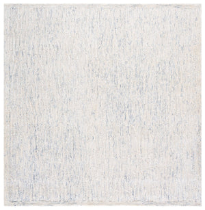 Safavieh Ebony Hand-tufted Runner Rug - Luxurious Wool & Cotton Blend With Elegant Textured Design For Hallways Blue ,Ivory Wool & Cotton Ebn231m-6sq