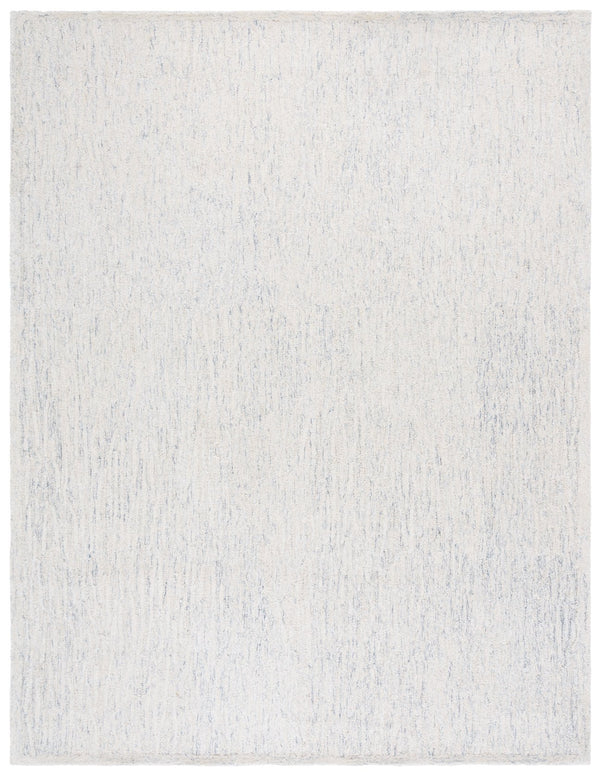 Safavieh Ebony Hand-tufted Runner Rug - Luxurious Wool & Cotton Blend With Elegant Textured Design For Hallways Blue ,Ivory Wool & Cotton Ebn231m-8