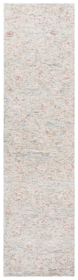 Safavieh Ebony232b Elegant Hand Tufted Wool And Cotton Runner Rug With Floral Design For Timeless Charm Beige ,Rust Wool & Cotton Ebn232b-29