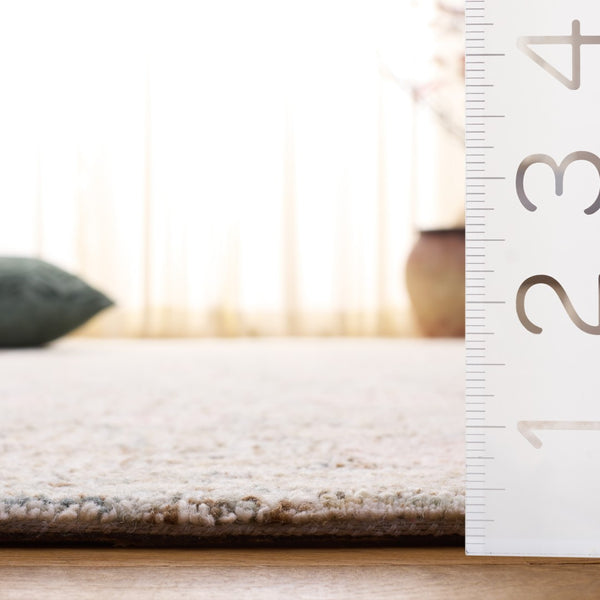 Safavieh Ebony232b Hand-tufted Area Rug - Elegant Floral Design In Soft Natural Tones For Stylish Interiors Beige ,Rust Wool & Cotton Ebn232b-6