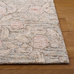 Safavieh Ebony232b Hand-tufted Area Rug - Elegant Floral Design In Soft Natural Tones For Stylish Interiors Beige ,Rust Wool & Cotton Ebn232b-6