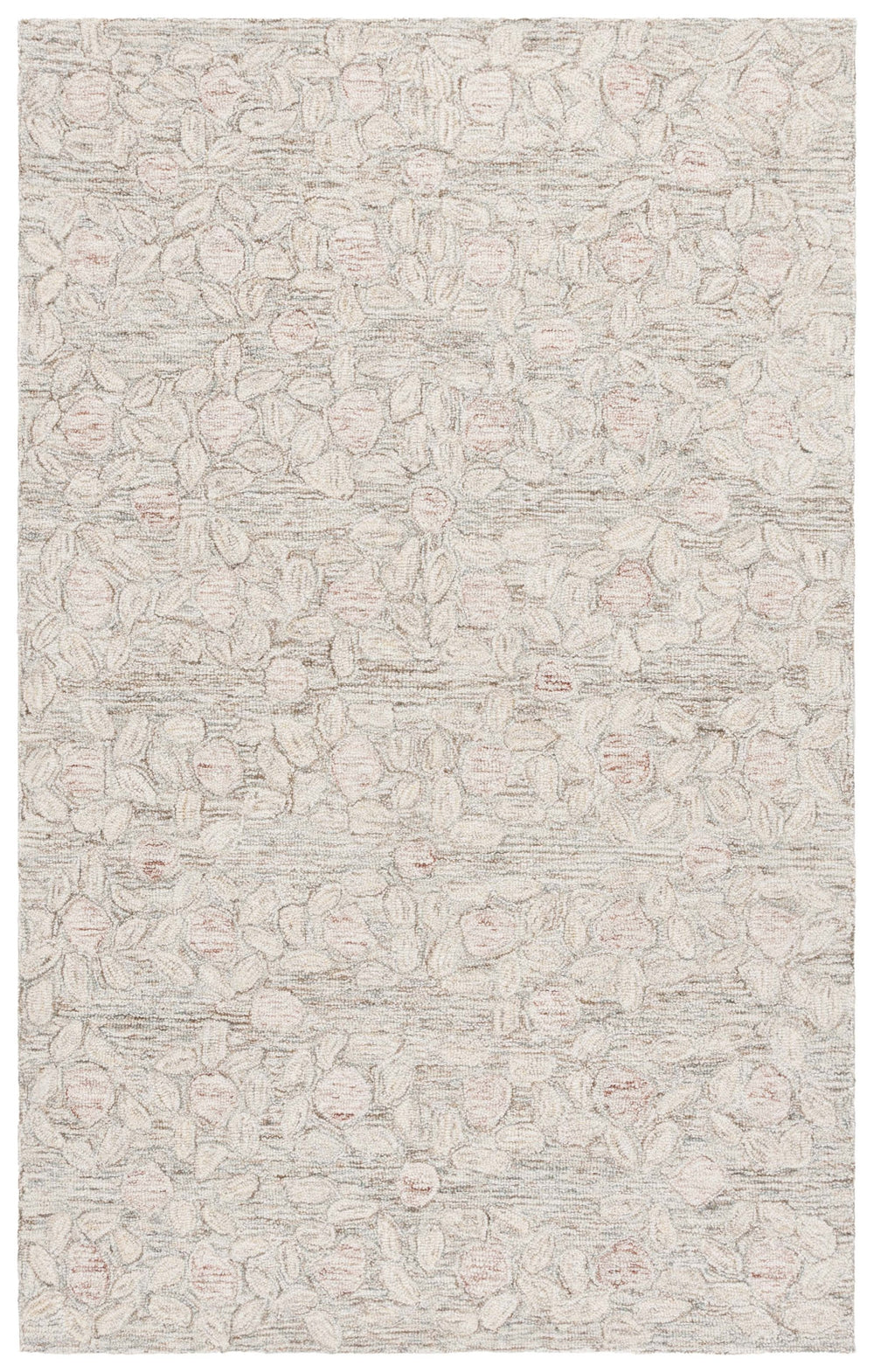 Safavieh Ebony232b Elegant Hand Tufted Wool And Cotton Runner Rug With Floral Design For Timeless Charm Beige ,Rust Wool & Cotton Ebn232b-8