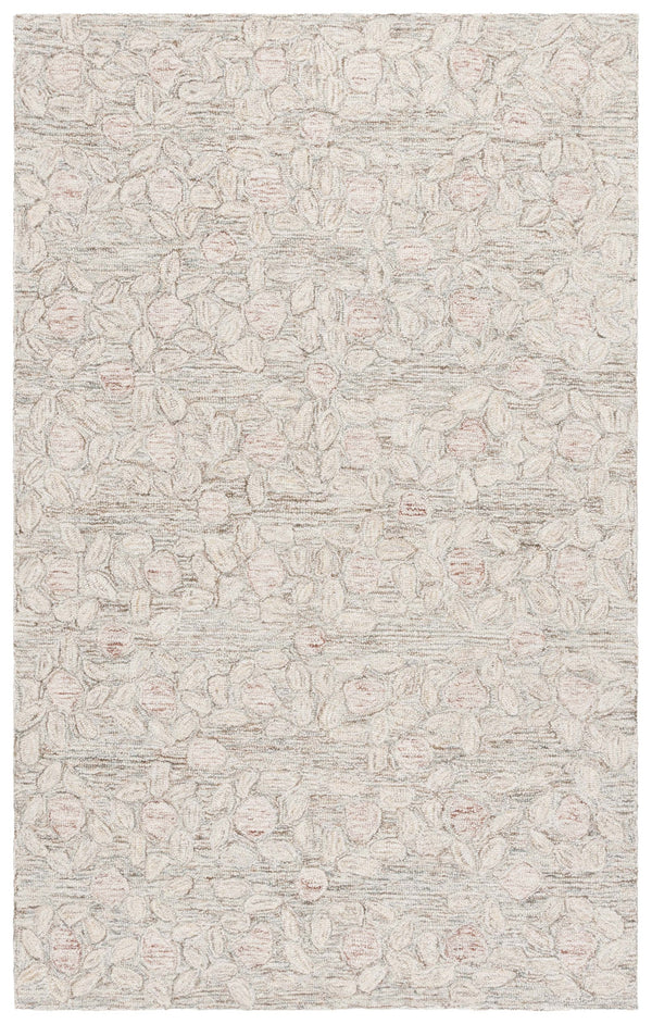 Safavieh Ebony232b Elegant Hand Tufted Wool And Cotton Runner Rug With Floral Design For Timeless Charm Beige ,Rust Wool & Cotton Ebn232b-5