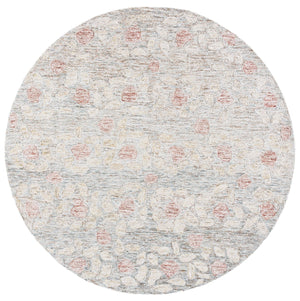 Safavieh Ebony232b Elegant Hand Tufted Wool And Cotton Runner Rug With Floral Design For Timeless Charm Beige ,Rust Wool & Cotton Ebn232b-6r