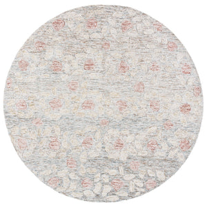 Safavieh Ebony232b Hand-tufted Area Rug - Elegant Floral Design In Soft Natural Tones For Stylish Interiors Beige ,Rust Wool & Cotton Ebn232b-6