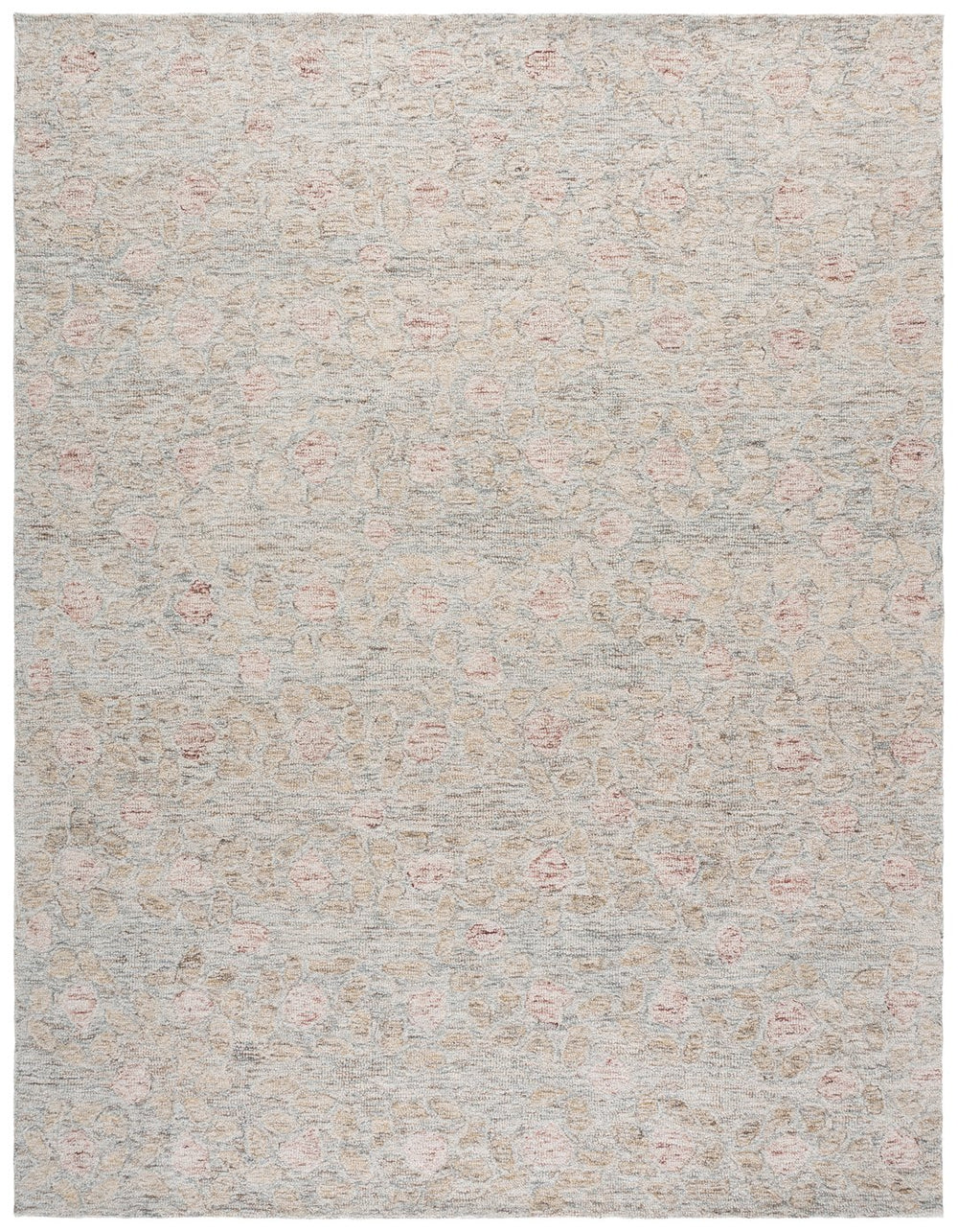 Safavieh Ebony232b Elegant Hand Tufted Wool And Cotton Runner Rug With Floral Design For Timeless Charm Beige ,Rust Wool & Cotton Ebn232b-8