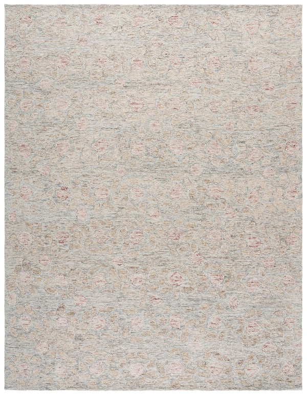 Safavieh Ebony232b Elegant Hand Tufted Wool And Cotton Runner Rug With Floral Design For Timeless Charm Beige ,Rust Wool & Cotton Ebn232b-8