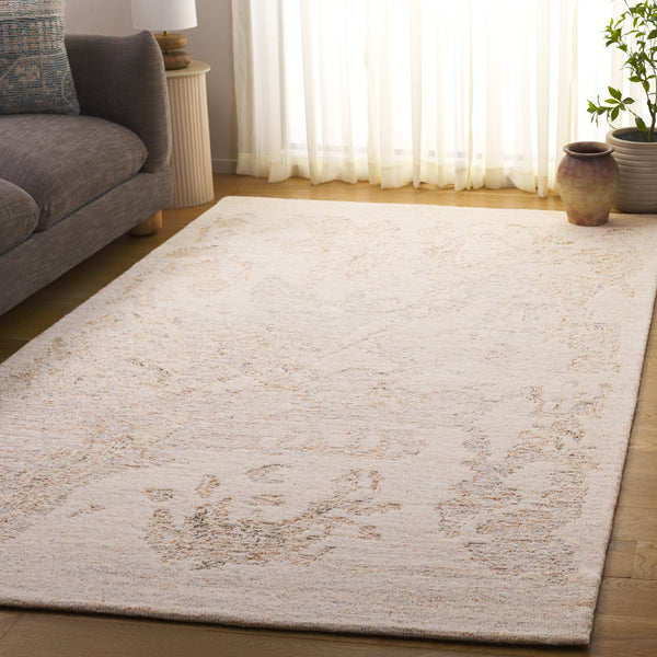 Safavieh Ebony Runner Area Rug - Luxurious Hand-tufted Design, Vintage Charm, Perfect For Any Home Decor Beige ,Rust Wool & Cotton Ebn233b-5