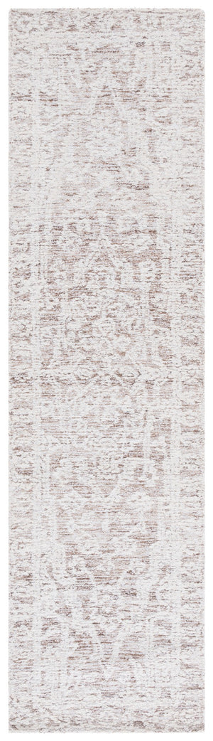 Safavieh Ebony Hand-tufted Area Rug - Luxurious Wool Blend With Elegant Motifs For Timeless Home Decor Ivory ,Brown 60% Wool 40% Cotton With Latex Ebn234t-4