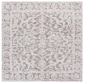 Safavieh Ebony Hand-tufted Area Rug - Luxurious Wool Blend With Elegant Motifs For Timeless Home Decor Ivory ,Brown 60% Wool 40% Cotton With Latex Ebn234t-4