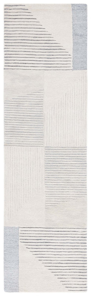 Safavieh Ebony 253 EBN253 Hand Tufted Modern Rug Beige / Grey EBN253G-8