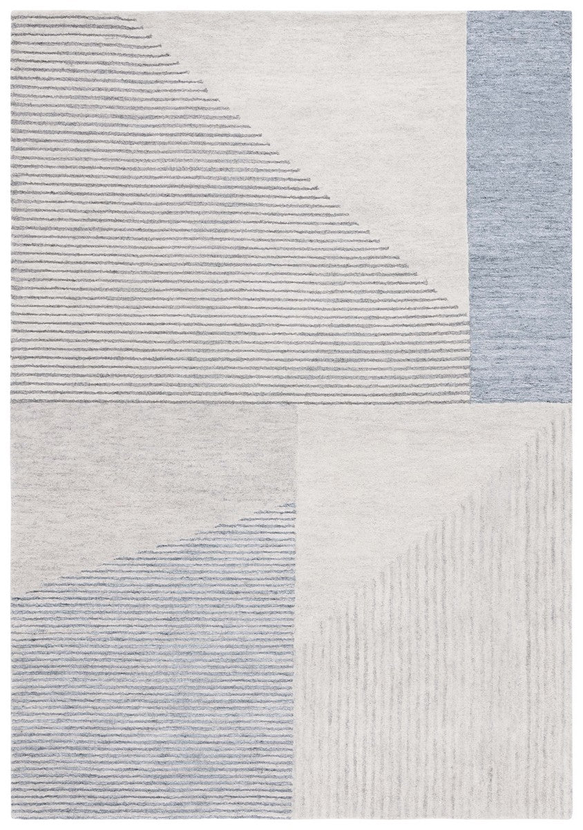 Safavieh Ebony 253 EBN253 Hand Tufted Modern Rug Beige / Grey EBN253G-8