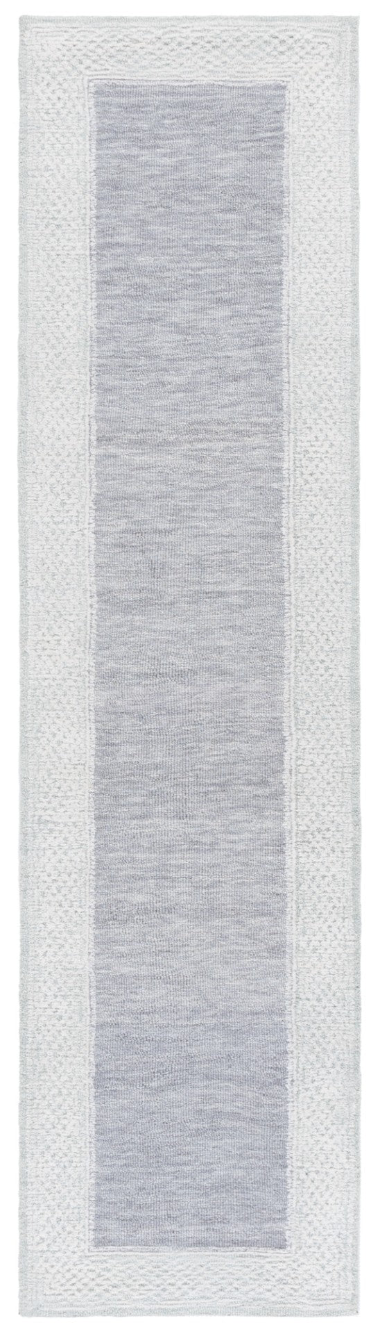 Safavieh Ebony Hand-tufted Area Rug In Grey And Ivory - Luxurious Wool, Modern Design For Any Space Grey ,Ivory Indian Wool Pile Ebn275f-4