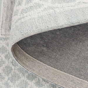 Safavieh Ebony Modern Hand-tufted Runner Rug In Elegant Grey And Ivory – Luxurious Softness For Any Space Grey ,Ivory Indian Wool Pile Ebn275f-5