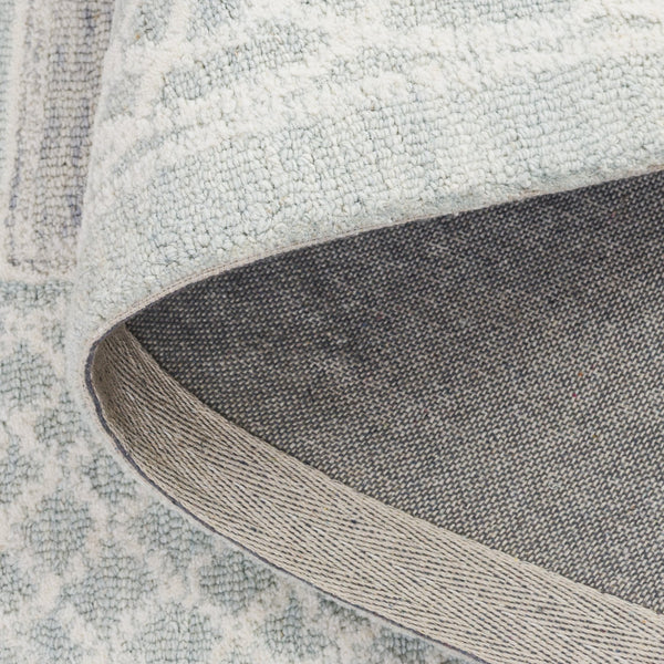 Safavieh Ebony Modern Hand-tufted Runner Rug In Elegant Grey And Ivory – Luxurious Softness For Any Space Grey ,Ivory Indian Wool Pile Ebn275f-5