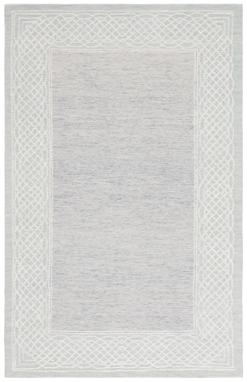 Safavieh Ebony Modern Hand-tufted Runner Rug In Elegant Grey And Ivory – Luxurious Softness For Any Space Grey ,Ivory Indian Wool Pile Ebn275f-5