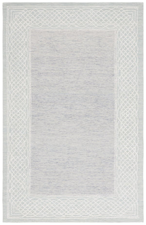 Safavieh Ebony Modern Hand-tufted Runner Rug In Elegant Grey And Ivory – Luxurious Softness For Any Space Grey ,Ivory Indian Wool Pile Ebn275f-5