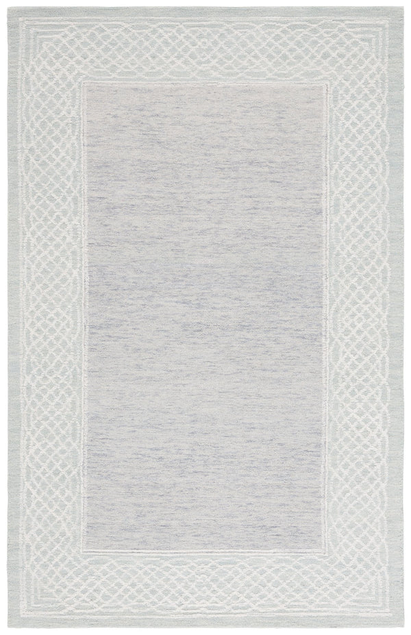 Safavieh Ebony Modern Hand-tufted Runner Rug In Elegant Grey And Ivory – Luxurious Softness For Any Space Grey ,Ivory Indian Wool Pile Ebn275f-5