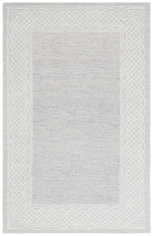 Safavieh Ebony Hand-tufted Area Rug In Grey And Ivory - Luxurious Wool, Modern Design For Any Space Grey ,Ivory Indian Wool Pile Ebn275f-4