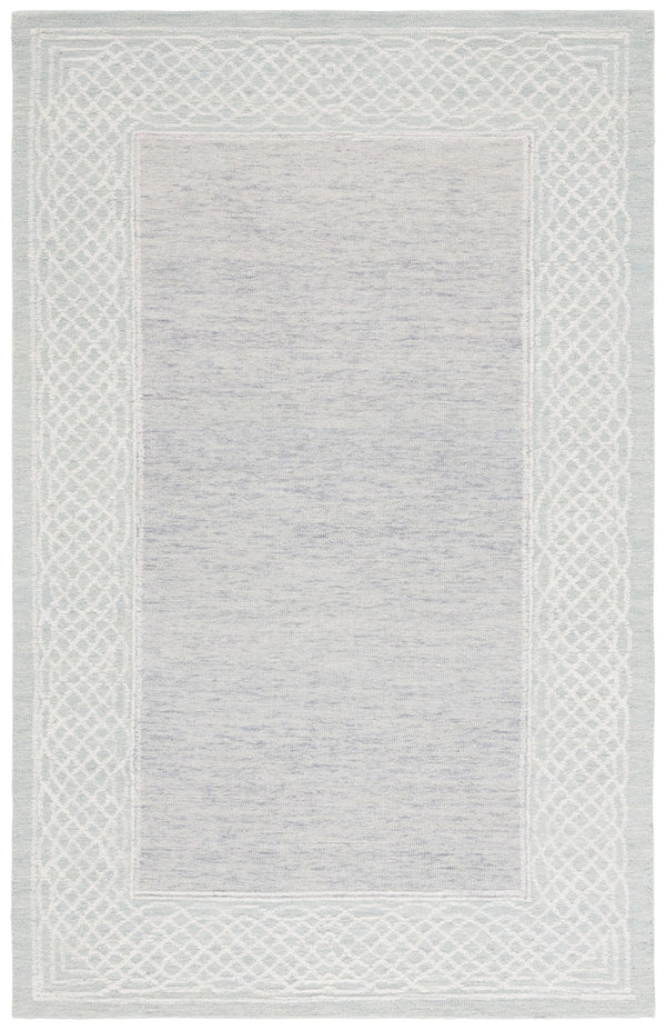 Safavieh Ebony Hand-tufted Area Rug In Grey And Ivory - Luxurious Wool, Modern Design For Any Space Grey ,Ivory Indian Wool Pile Ebn275f-4