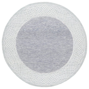 Safavieh Ebony Modern Hand-tufted Runner Rug In Elegant Grey And Ivory – Luxurious Softness For Any Space Grey ,Ivory Indian Wool Pile Ebn275f-6r