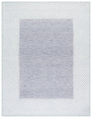 Safavieh Ebony Modern Hand-tufted Runner Rug In Elegant Grey And Ivory – Luxurious Softness For Any Space Grey ,Ivory Indian Wool Pile Ebn275f-8