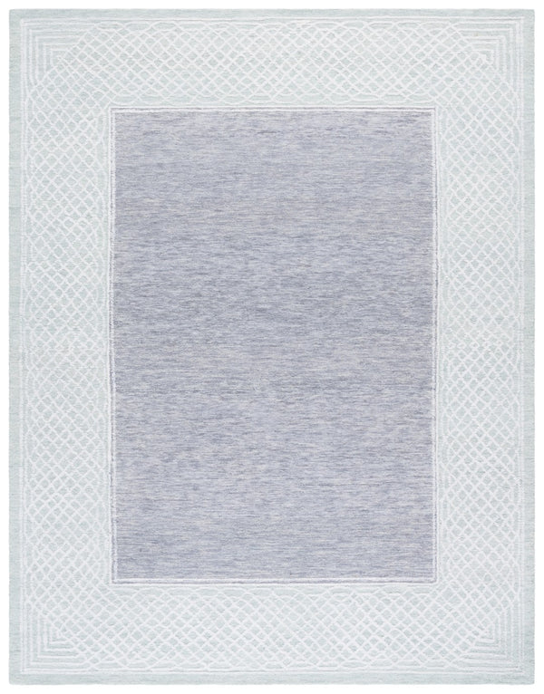 Safavieh Ebony Hand-tufted Area Rug In Grey And Ivory - Luxurious Wool, Modern Design For Any Space Grey ,Ivory Indian Wool Pile Ebn275f-4