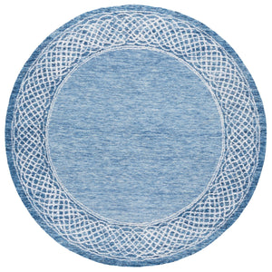 Safavieh Ebony Modern Hand-tufted Runner Rug In Elegant Grey And Ivory – Luxurious Softness For Any Space Blue ,Ivory Indian Wool Pile Ebn275m-6r