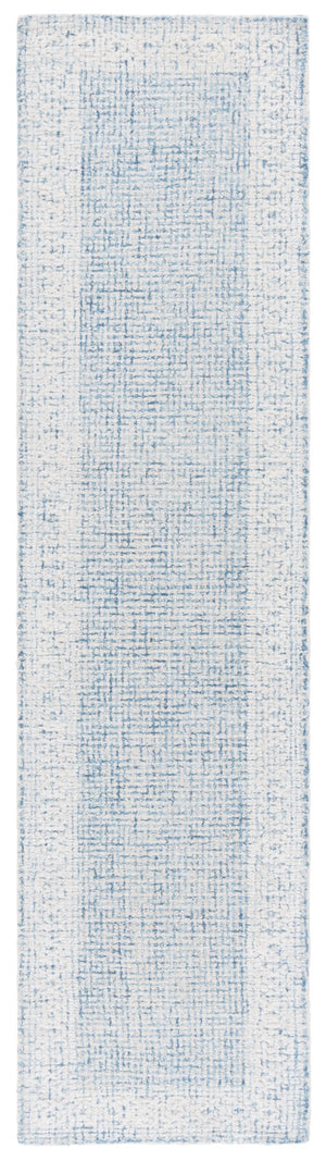 Safavieh Ebony Hand-tufted Wool Area Rug - Elegant Design With Luxurious Softness For Modern Home Decor Blue ,Ivory Indian Wool Pile Ebn277m-4