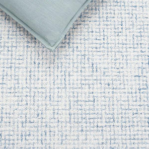 Safavieh Ebony Hand-tufted Wool Area Rug - Elegant Design With Luxurious Softness For Modern Home Decor Blue ,Ivory Indian Wool Pile Ebn277m-4