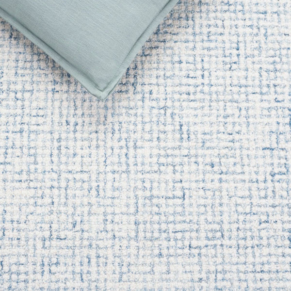 Safavieh Ebony Hand-tufted Wool Area Rug - Elegant Design With Luxurious Softness For Modern Home Decor Blue ,Ivory Indian Wool Pile Ebn277m-4