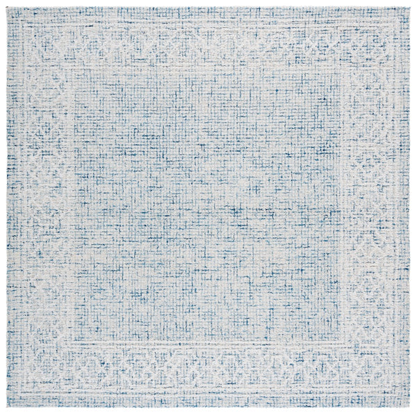 Safavieh Ebony Hand-tufted Wool Area Rug - Elegant Design With Luxurious Softness For Modern Home Decor Blue ,Ivory Indian Wool Pile Ebn277m-4