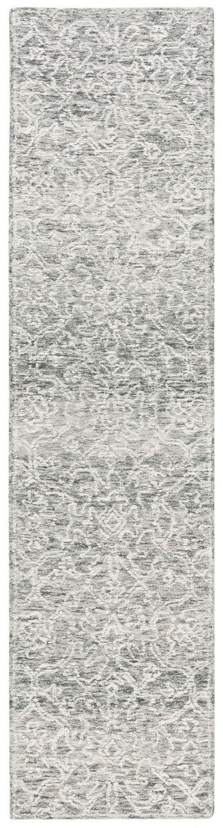 Safavieh Ebony 301 EBN301 Hand Tufted  Rug Ivory / Grey EBN301F-8