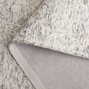 Safavieh Ebony 301 EBN301 Hand Tufted  Rug Ivory / Grey EBN301F-8