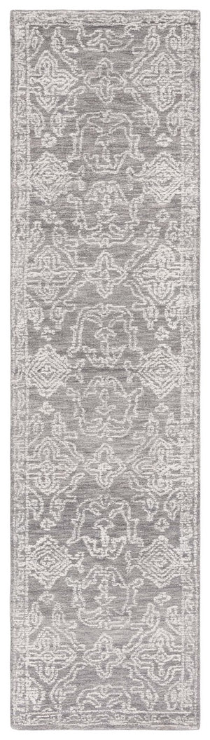 Safavieh Ebony 302 EBN302 Hand Tufted  Rug Ivory / Grey EBN302F-8