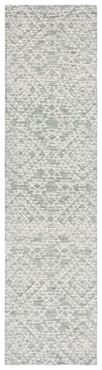 Safavieh Ebony 303 EBN303 Hand Tufted  Rug Ivory / Grey EBN303F-8