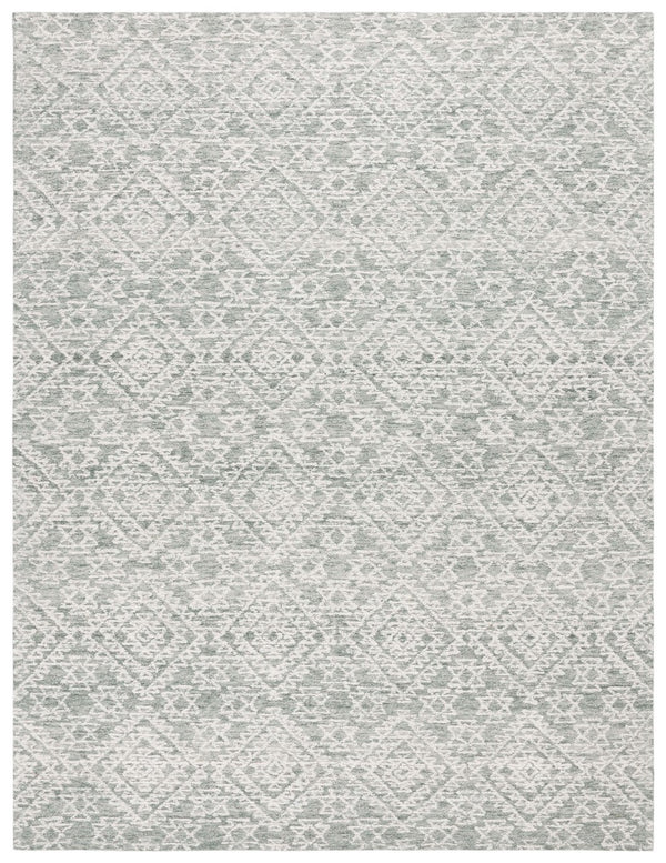 Safavieh Ebony 303 EBN303 Hand Tufted  Rug Ivory / Grey EBN303F-8